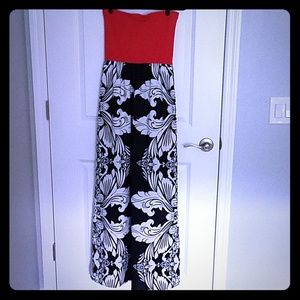 Strapless Maxi-dress